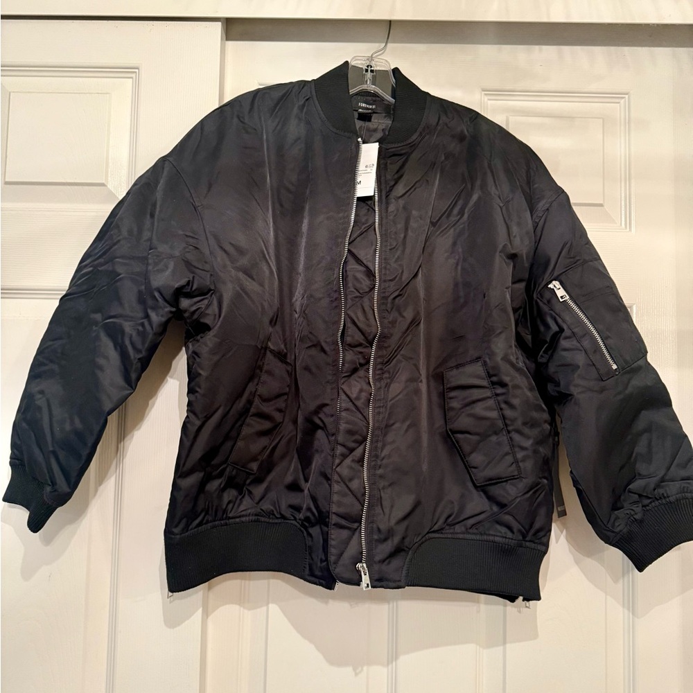 Black Bomber Jacket